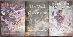 MISTBORN TRILOGY 3 HC 1st FINAL EMPIRE Well of Ascension HERO OF AGES Sanderson