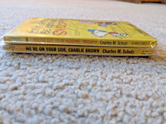 Lot Of 2 Peanuts Charlie Brown Vintage Books by Charles M Schulz 1960s & 1970s
