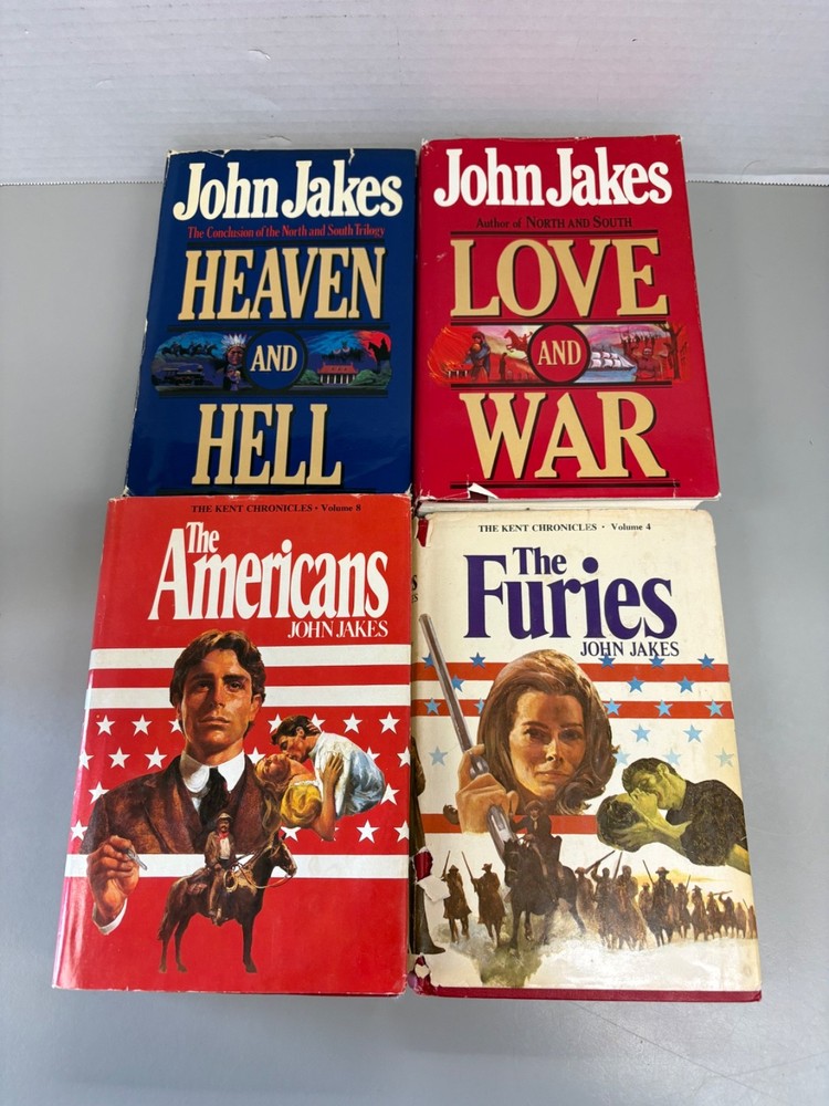 John Jakes Lot of 4 Hardcover W/DJ (See Photos for Titles)