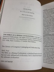 The Bible as A Rising Civilization by Paul Mali