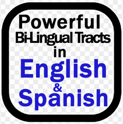 Bible Gospel Tracts: English/Spanish, Pack of 40 in 4 Covers, 20 Pages Each