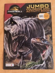 Jurassic World Dinosaurs Coloring/Activity Book with Tear/Share Pages 🆕🆓ship!