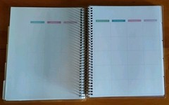 The Sky is The Limit Spiral Planner Weekly 12 Month Planner Calendar 174 pages
