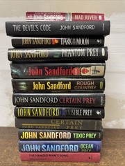 John Sandford Thriller Mystery Book Lot 12 HC PB Prey Series DETECTIVE Fiction