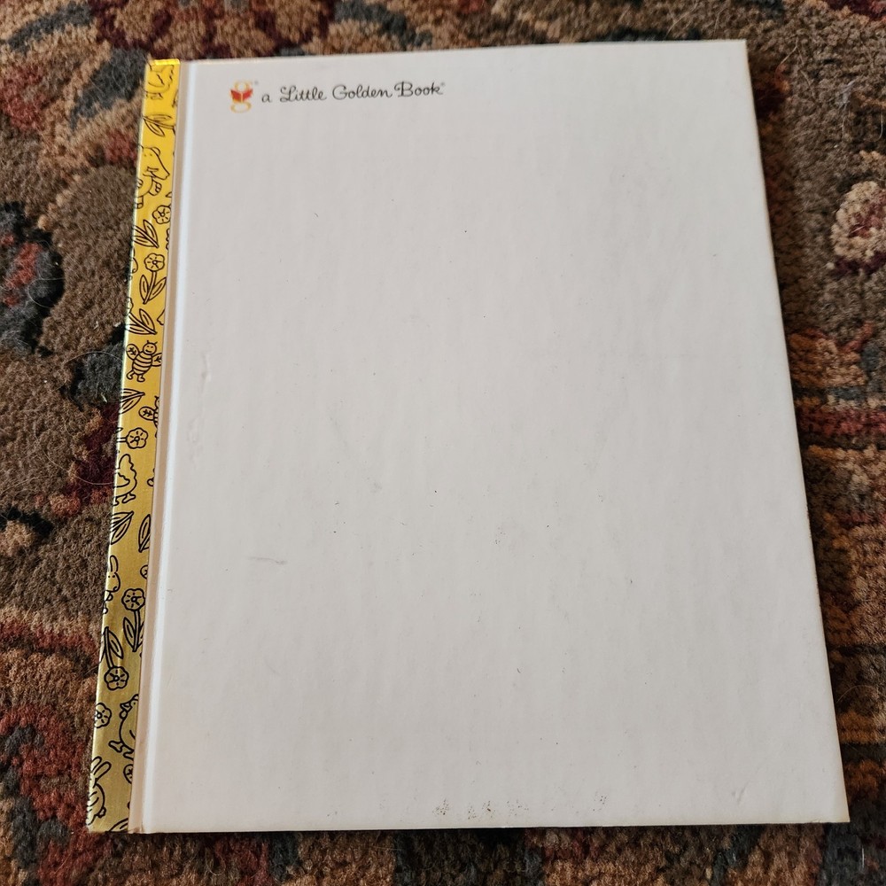 „A Little Golden Book” w/Blank Pages*Rare Unique Notebook*Write Your Own Story*N