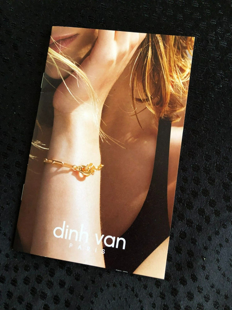 dinh van Paris A Summer Sculpted in Gold Jewelry Look Book 7 in L x 4.5 in W