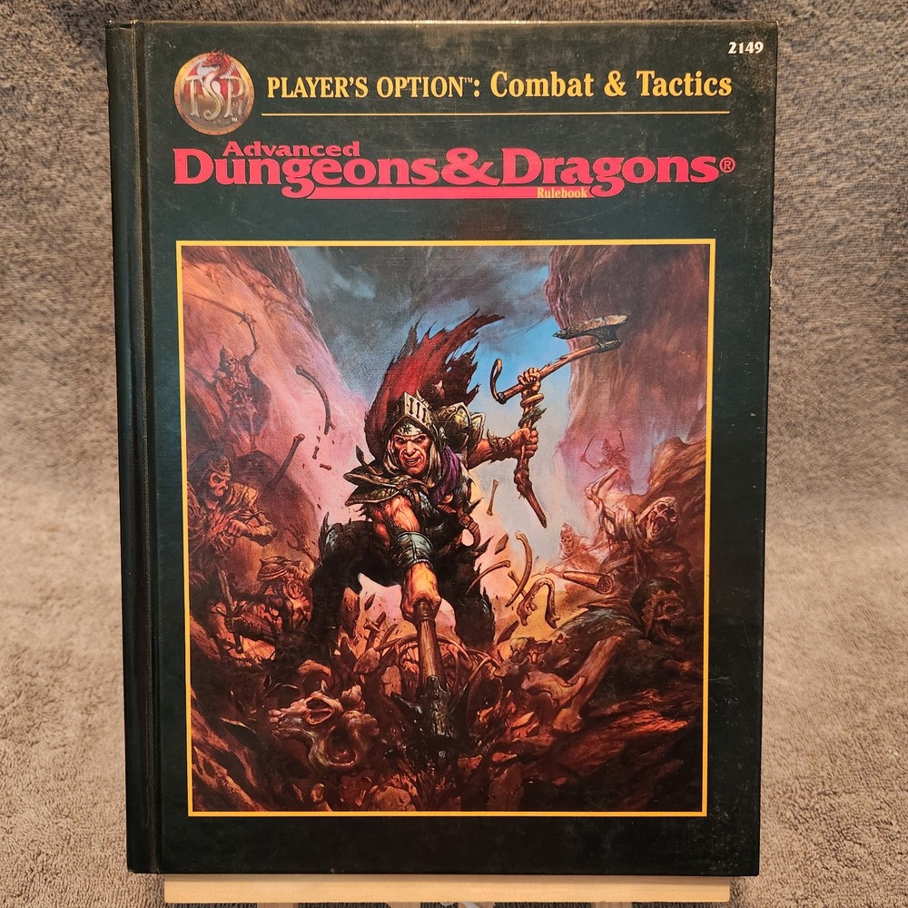 Player’s Option: Combat & Tactics # 2149 AD&D Dungeons and Dragons Hardcover VG