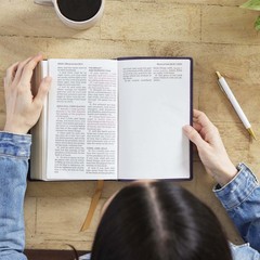 KJV Holy Bible: Personal Size Giant Print, Brown Leathersoft, Red Letter,…
