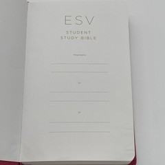 ESV Student Study Bible (Trutone, Berry, Floral Design) Faux Leather 2016 Text