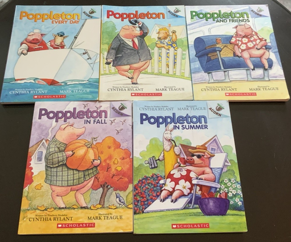 Poppleton Books by Cynthia Rylant Set of 5: An Acorn Book