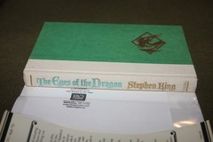 The Eyes of the Dragon by Stephen King 1987 HC 1st Edition w/ Embossed Cover