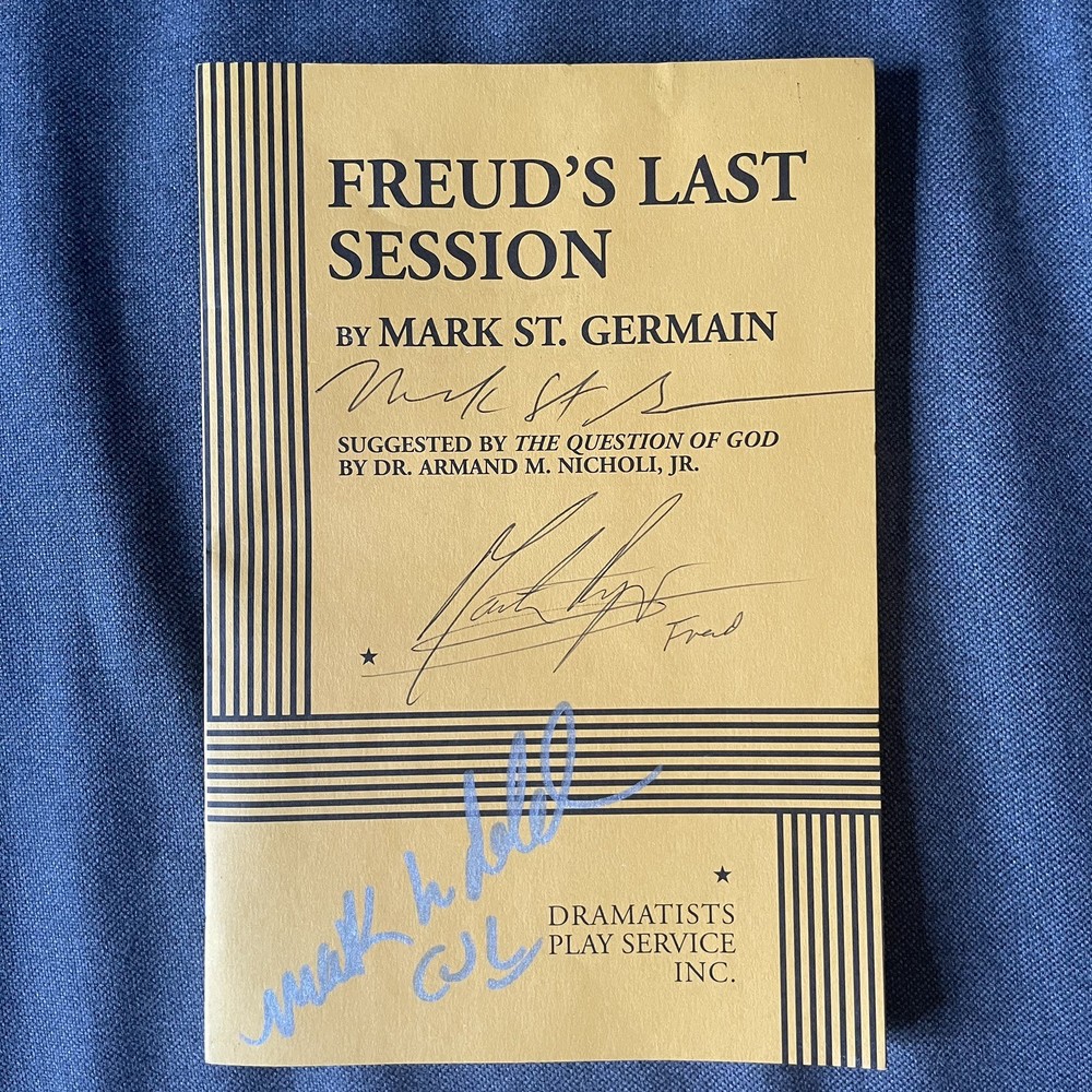 FREUD’S LAST SESSION – ACTING EDITION By Mark St. Germain *SIGNED + AUTOGRAPHED*