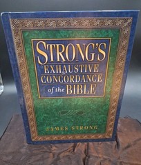 Strong’s Exhaustive Concordance by James Strong (1988, Hardcover) W-CD Good Cond