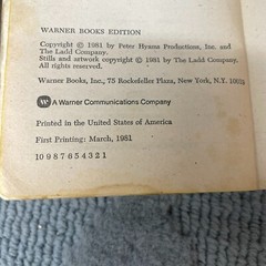 Outland Science Fiction Paperback Book by Alan Dean Foster Warner Books 1981