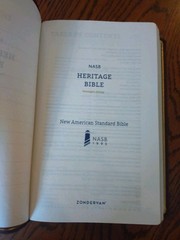 NASB 1995 Heritage Bible – $79.99 Retail – Brown LeatherSoft