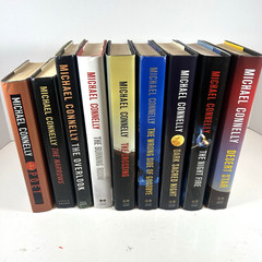 Michael Connelly Novels Lot of 9 Bosch Series HC/DJ Crime Fiction 1st Edition