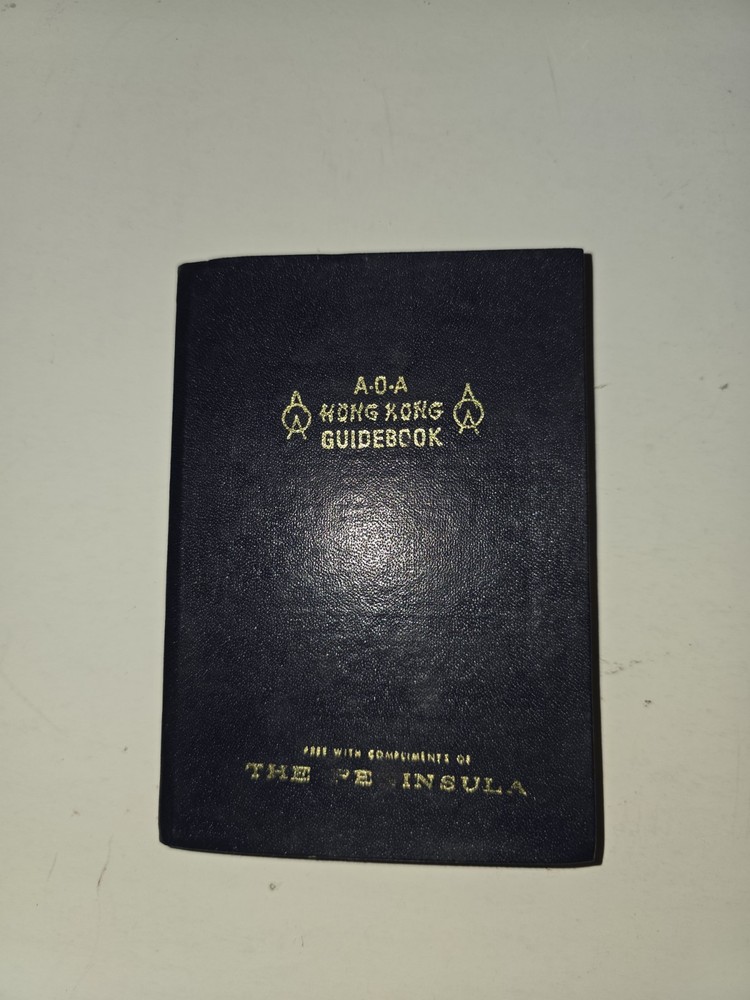 Vintage A-O-A Hong Kong Guidebook | Official Guidebook of the Hongkong