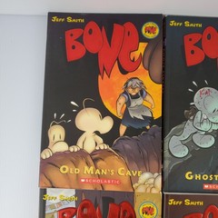 Jeff Smith Volumes 1-9 Bone Comic Series Graphix Scholastic Books Lot Graphic