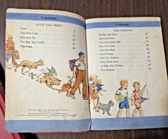 Antique early reader books Far Away Ports , Days in and Days out