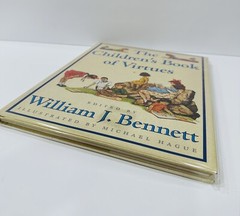 The Children’s Book of Virtues William J Bennett First Edition Hardcover New