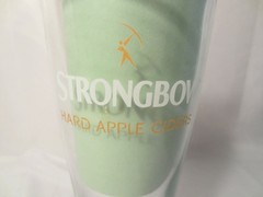 Strongbow Hard Apple Cider Fluted 16 oz Glass