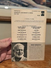 A Farewell to Arms by Ernest Hemingway Charles Scribner’s Sons Paperback 1957