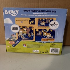 Bluey Oooh, Shiny! Interactive Book & 5-Sound Flashlight Set