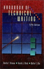 Handbook of Technical Writing, Brusaw, Charles T., Good Book