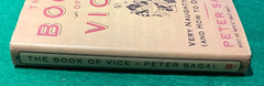 The Book of Vice: Very Naughty Things by Peter Sagal SIGNED HC DJ 2007