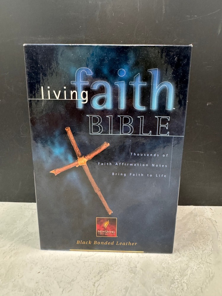 LIVING FAITH BIBLE (NLT)NEW LIVING TRANSLATION,FAITH AFFIRMATION NOTES