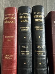 St. Joseph Missals: Complete Gift Box 3-Volume Set Sunday & Weekday Missal
