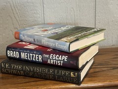Lot Of 3 NYT Fiction Bestsellers, Hardcover, Schwab, Knapp, Meltzer