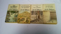 J.R.R. Tolkien – Lord of the Rings Trilogy + The Hobbit – Ballantine 1978 mmpb