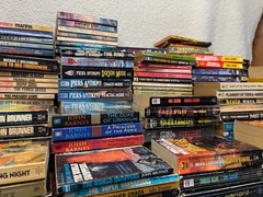 Bulk Science Fiction Fantasy Paperback Books Lot of 25 Different Mostly Vintage