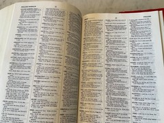 Bible NASB Open Bible 1985 Expanded Edition Red Letter Burgundy Hardcover