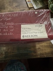 NKJV Thomas Kinkade „Lighting the Way Home” Family HOLY BIBLE Red Letter Edition