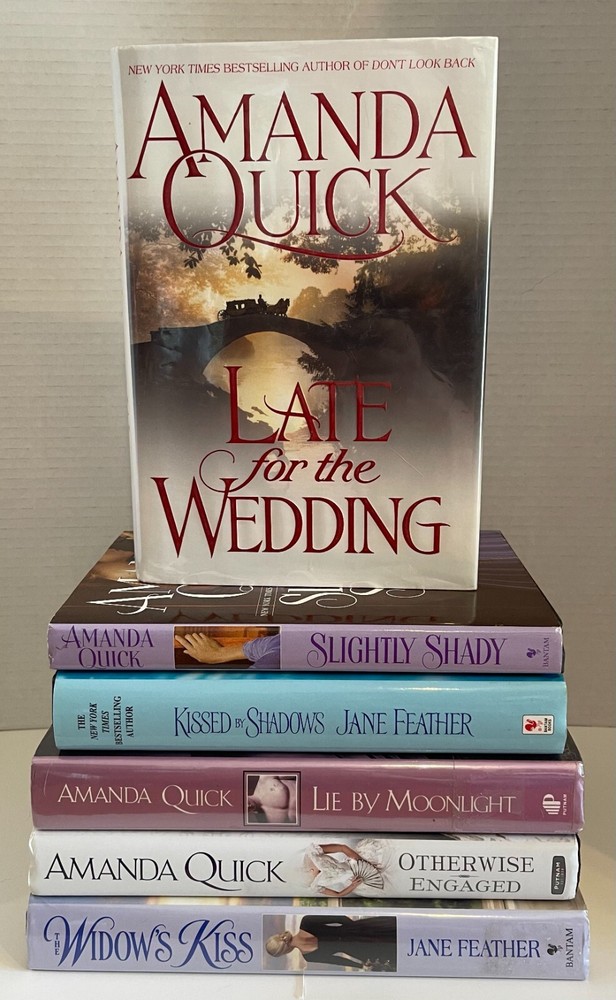 Lot of 6 Pre-Owned Hardcover Romance Novels – Various Authors