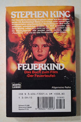 Firestarter Stephen King Vintage Paperback Movie Tie-In 1980s German Feuerkind