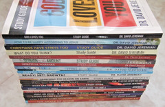 DR. DAVID JEREMIAH CHRISTIAN STUDY GUIDES LOT OF 19 NO DUPLICATES VGC #1
