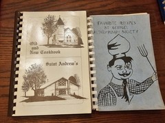 Vintage Lot 11 Midwest Church Community Cookbooks 1940s – 1970s Mich Iowa IL KY