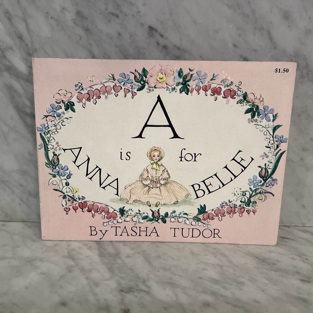 A is for Annabelle Tasha Tudor 1954 – scrapbooking baby shower – Missing 1 Page