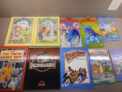 Huge Lot (46) Of Vintage 60s-90s Kids Books. Jurassic Park, Stars Wars Etc.