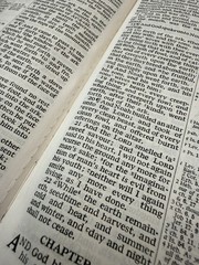 RARE 1963 Compact Harper BLUE MOROCCO Leather KJV Bible Eyre Spottiswoode 2400X