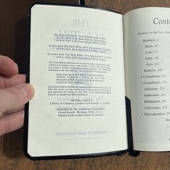 NIV 1978 (Pre 1984) Single Column New Testament Bible w psalms – Bonded Leather