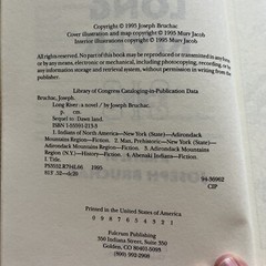 Bruchac, Joseph LONG RIVER 1st Edition