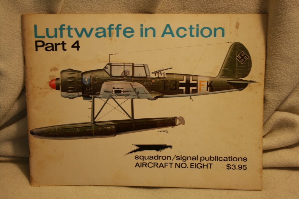 Luftwaffe in Action Part 4 Squadron Signal book # 1008 Acceptable Condition