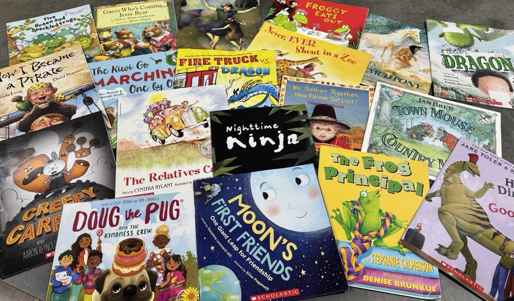 RANDOM Lot Of 20 | Scholastic Classroom Books | Teacher Reading Large Kids K-5