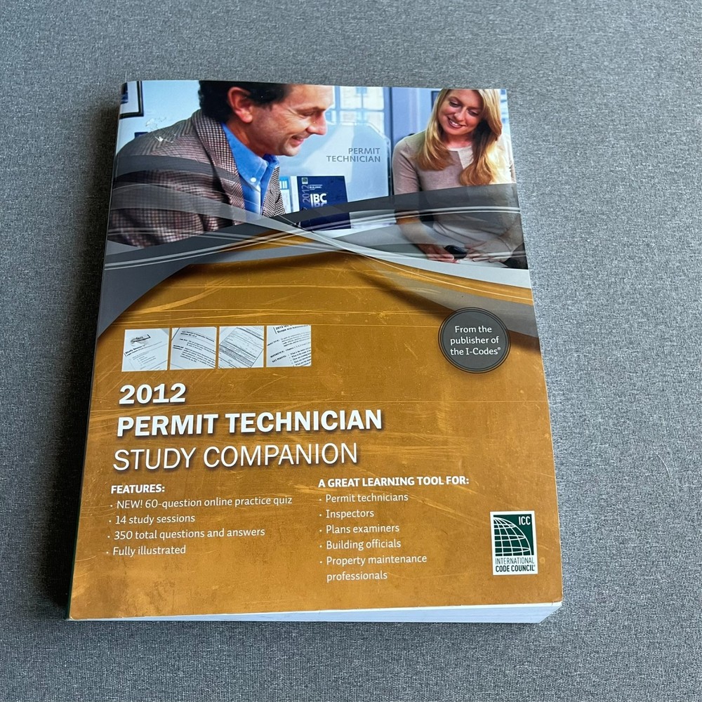 2012 Permit Techician Study Companion by ICC and Study Sessions Paperback