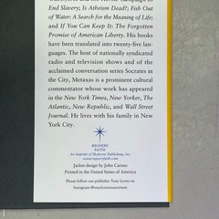 RELIGIONLESS CHRISTIANITY Gods Answer To Evil By Eric Metaxas Hardback Book