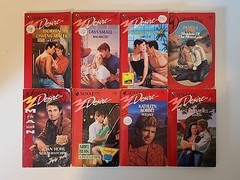 Lot of 100 Harlequin/Silhouette Desire Romance Paperbacks Random Mix Vintage